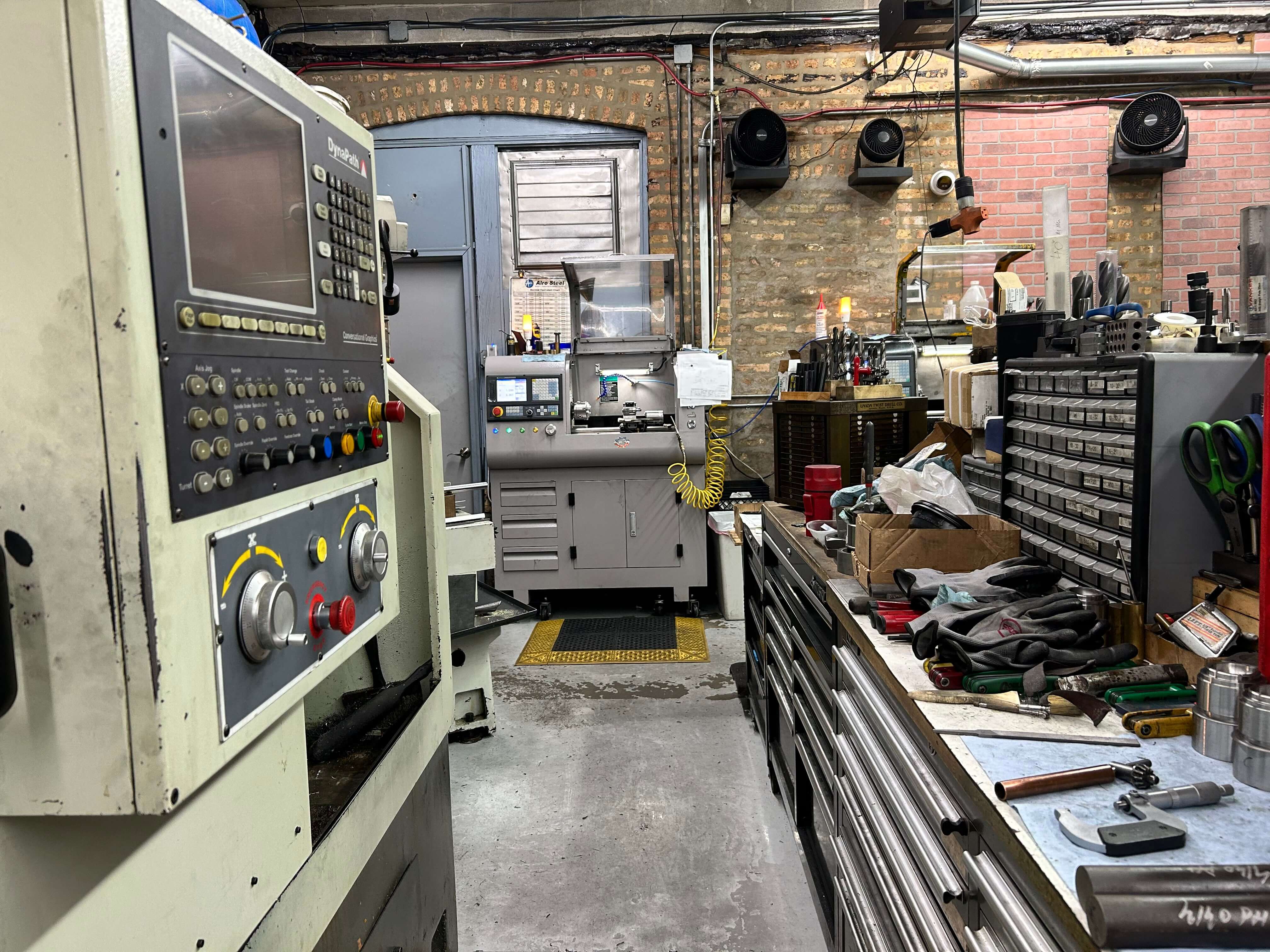 Advanced Machine military specification manufacturing workspace
